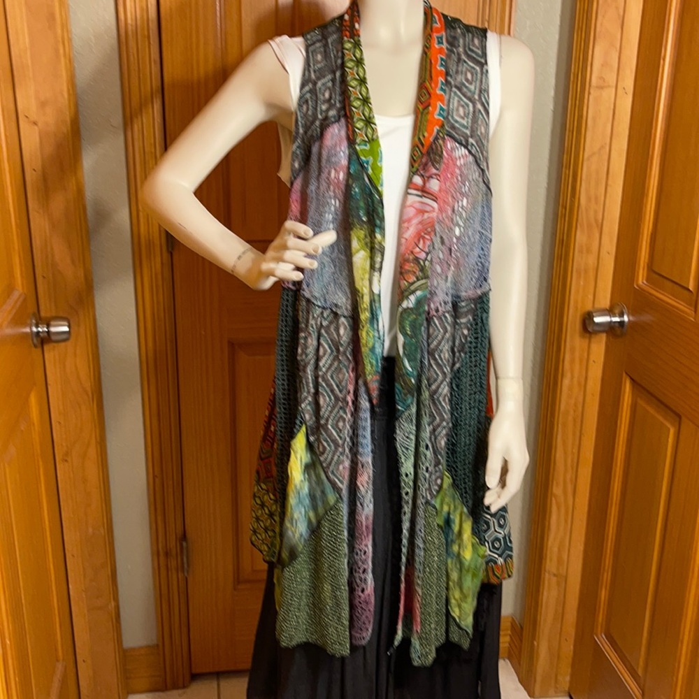 Vintage Concept Colorful Vest Top